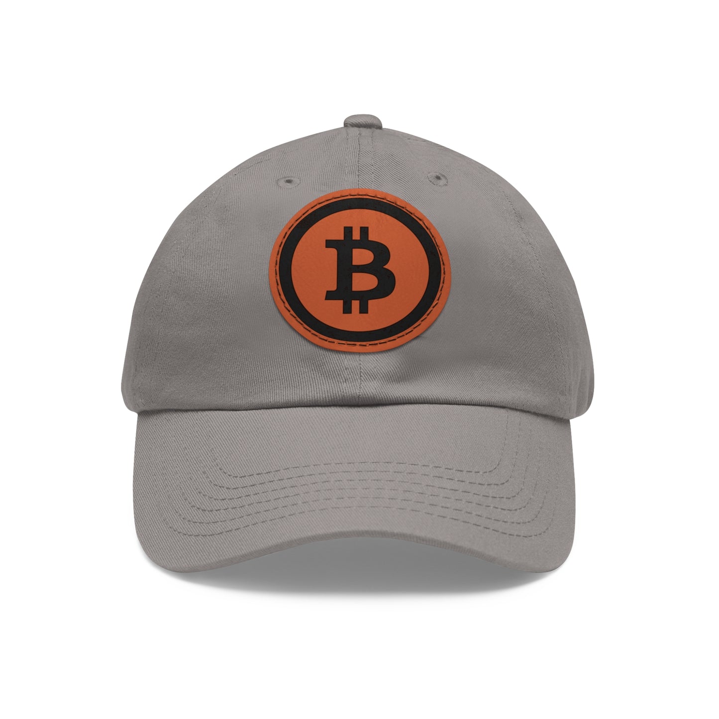 Hat with Leather Patch (Round) Bitcoin