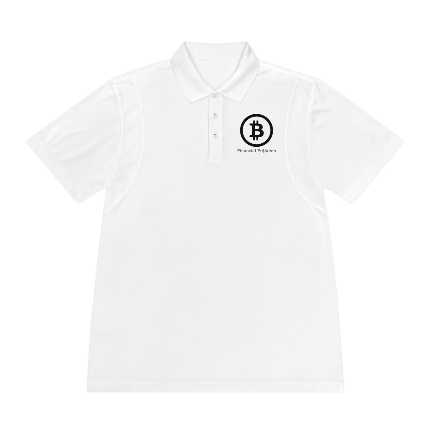 Men's Sport Polo Shirt Bitcoin