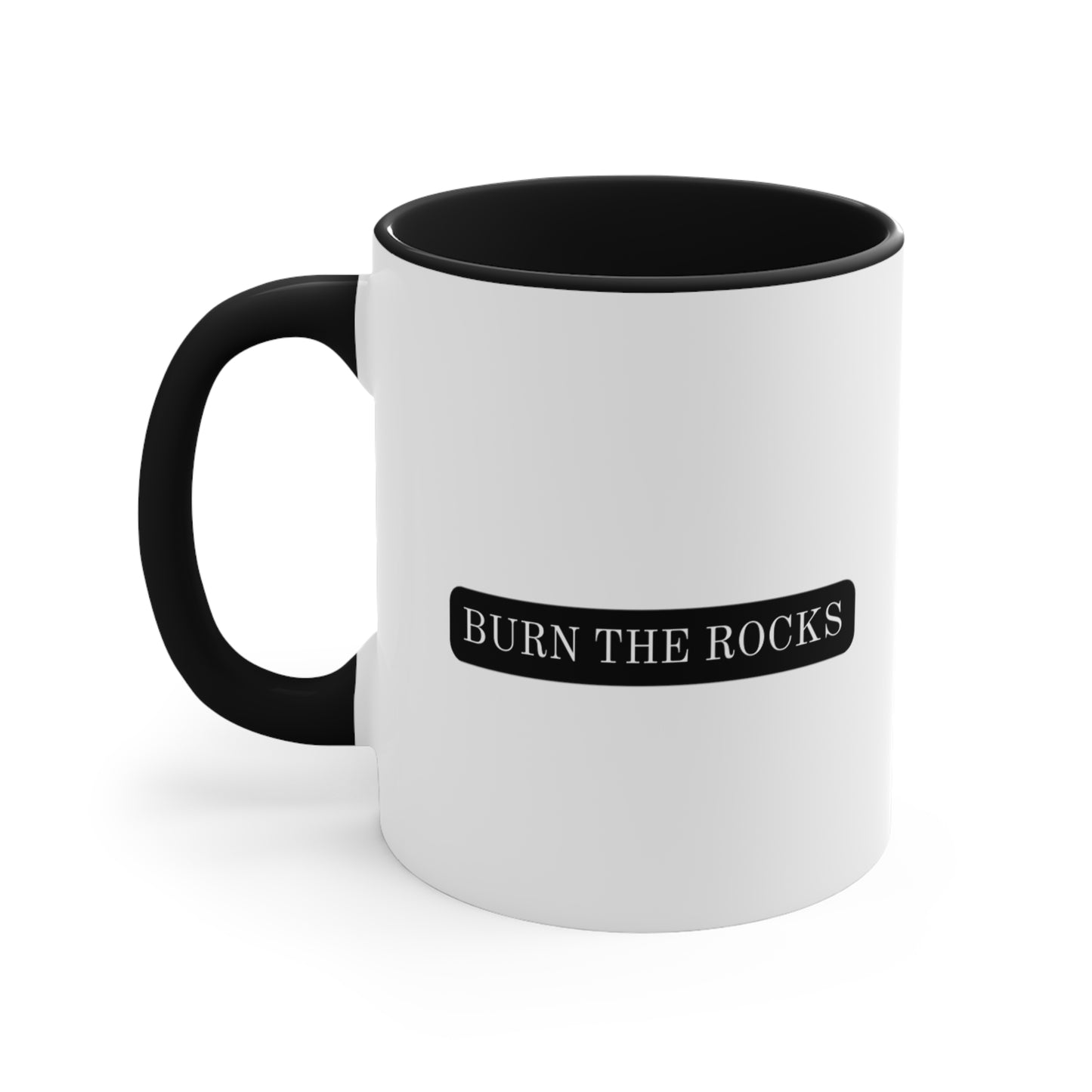 Burn the Rocks Accent Coffee Mug, 11oz