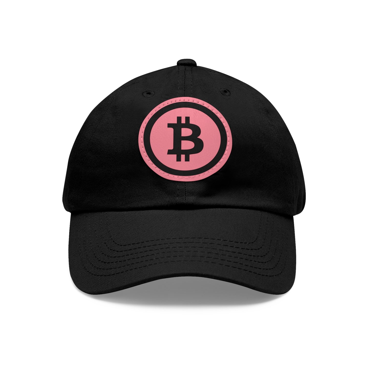 Hat with Leather Patch (Round) Bitcoin