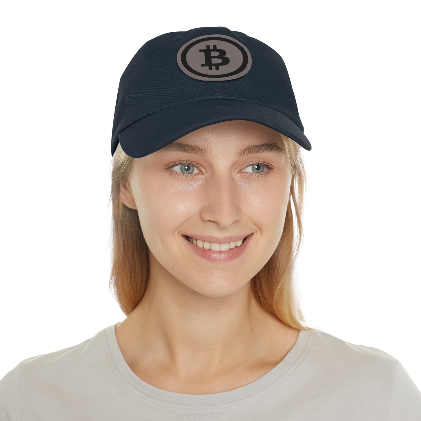 Hat with Leather Patch (Round) Bitcoin