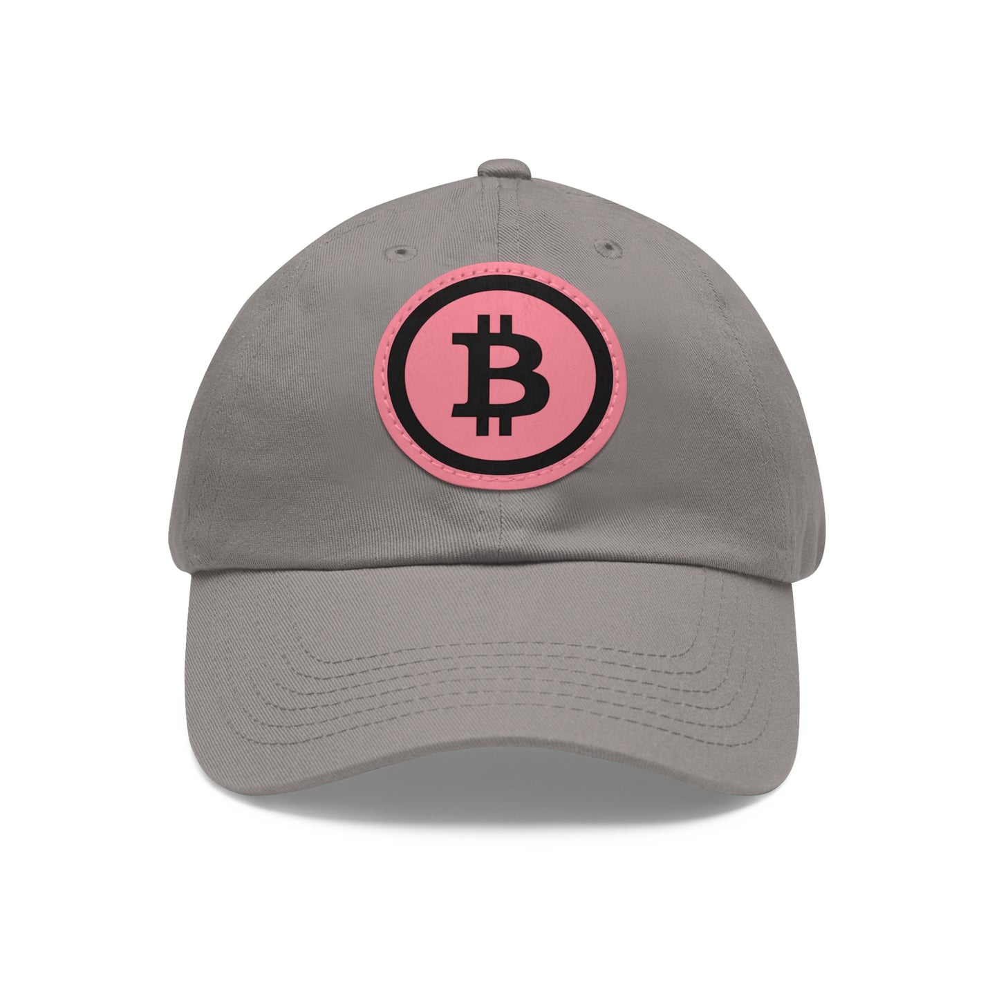 Hat with Leather Patch (Round) Bitcoin