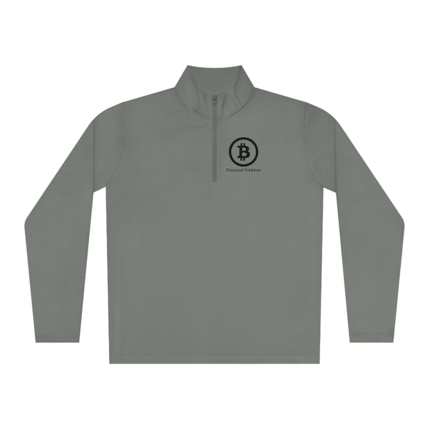 Unisex Quarter-Zip Pullover Bitcoin