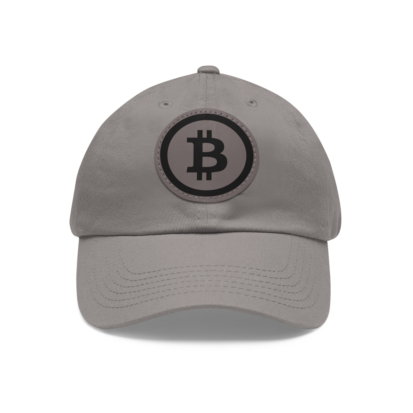 Hat with Leather Patch (Round) Bitcoin