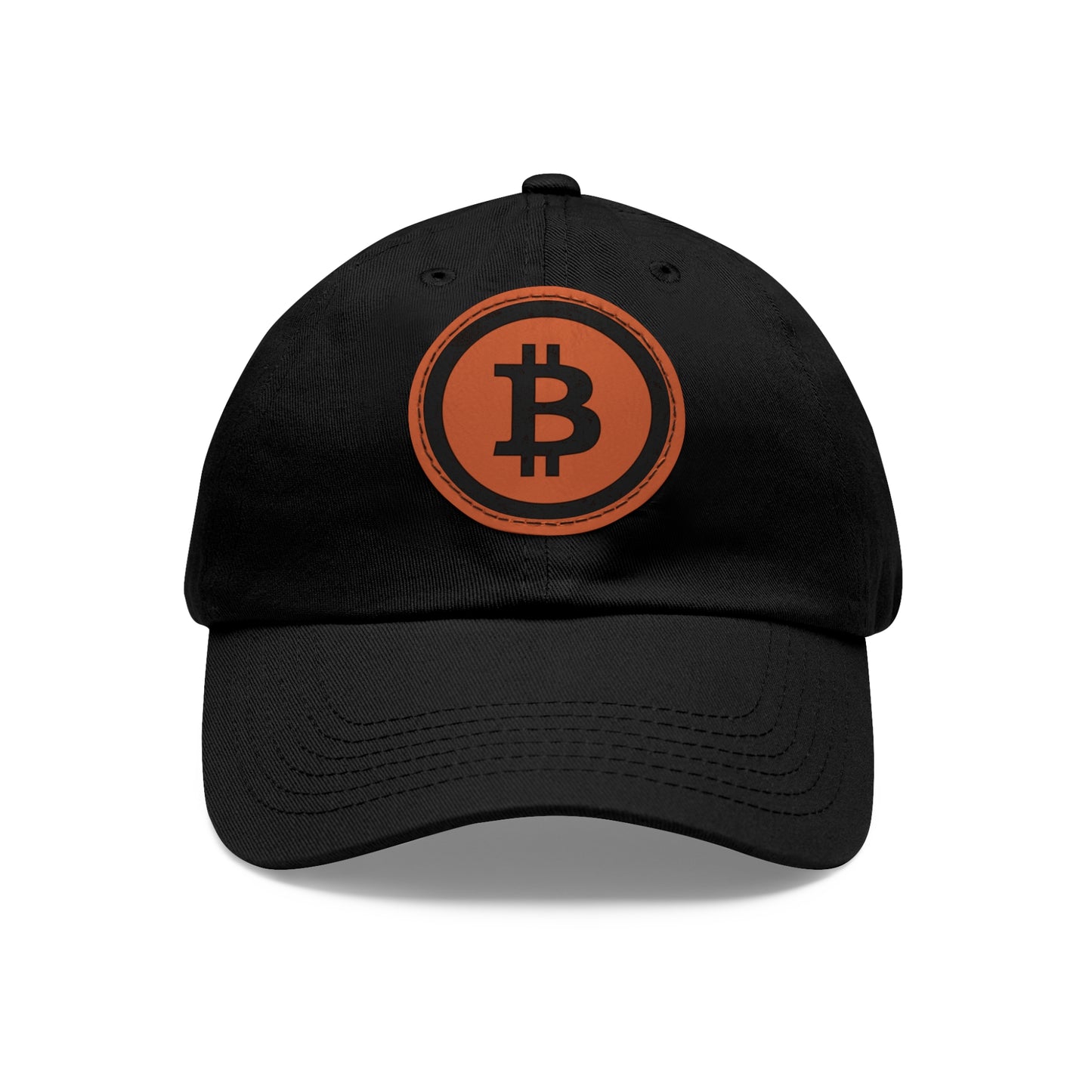 Hat with Leather Patch (Round) Bitcoin