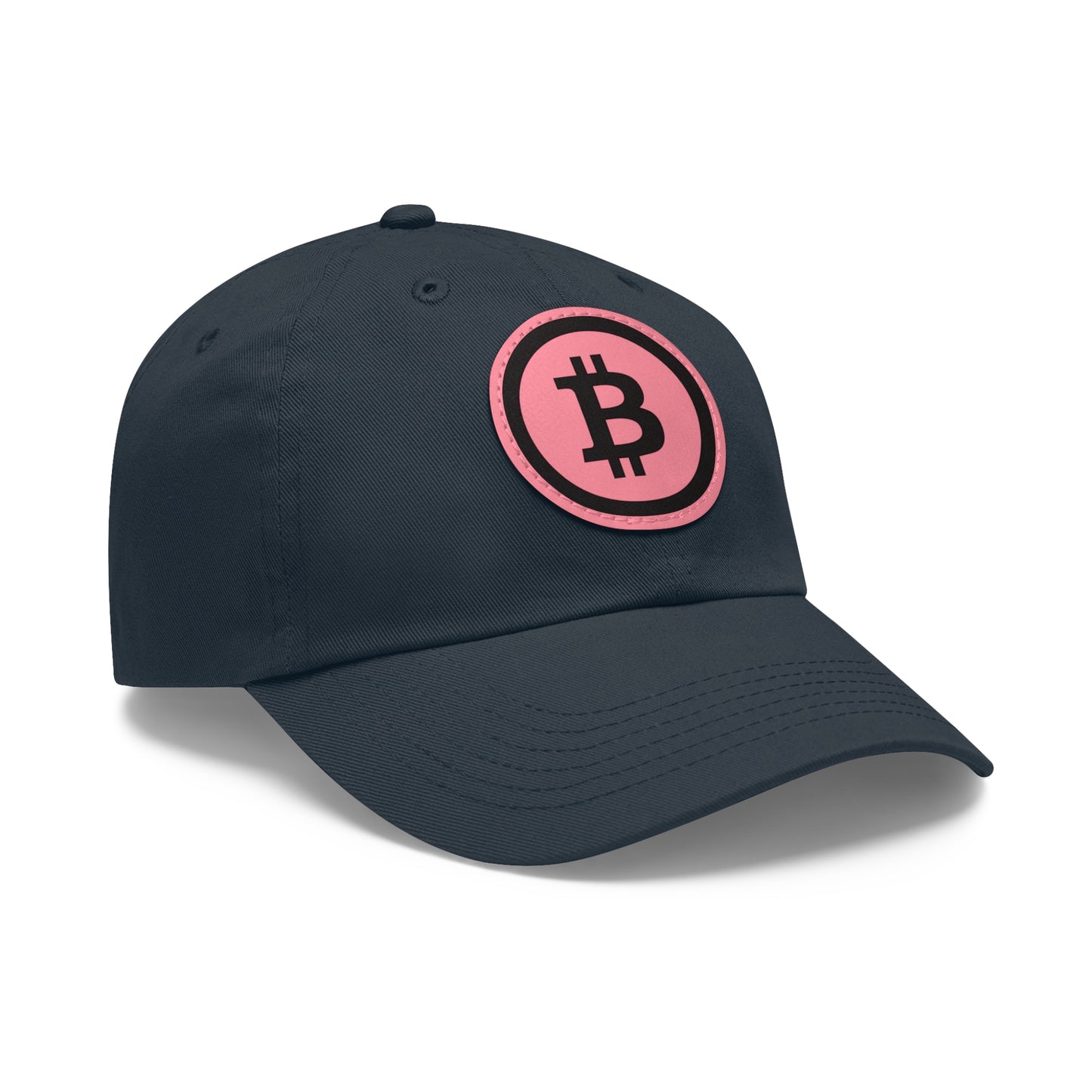 Hat with Leather Patch (Round) Bitcoin