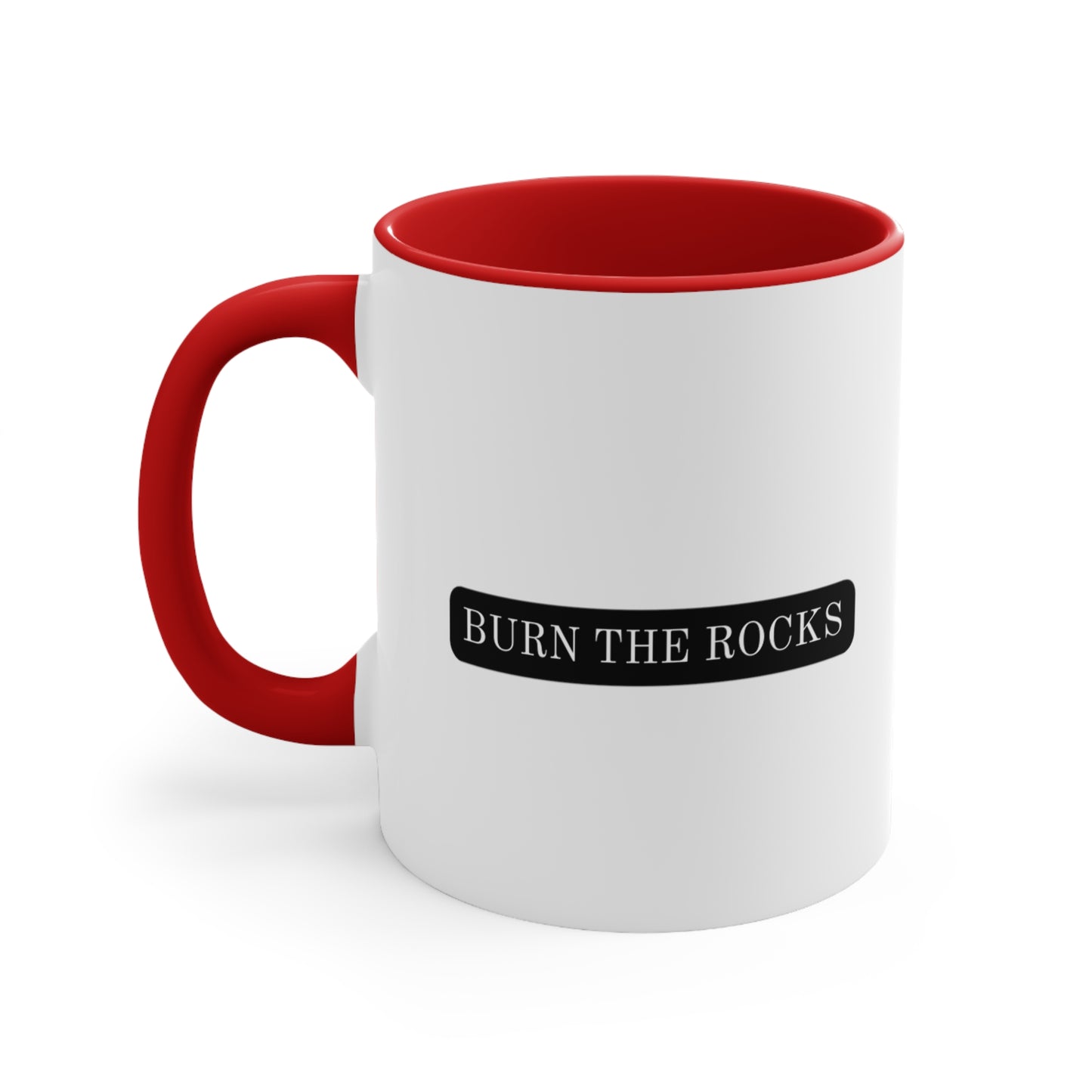 Burn the Rocks Accent Coffee Mug, 11oz