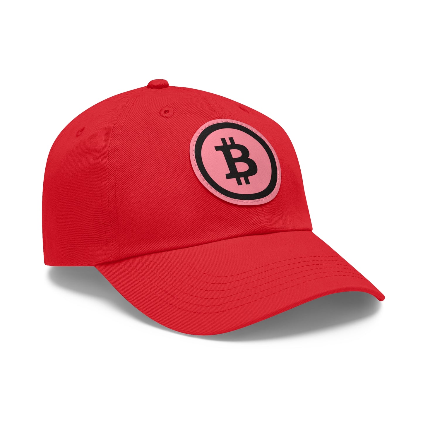 Hat with Leather Patch (Round) Bitcoin