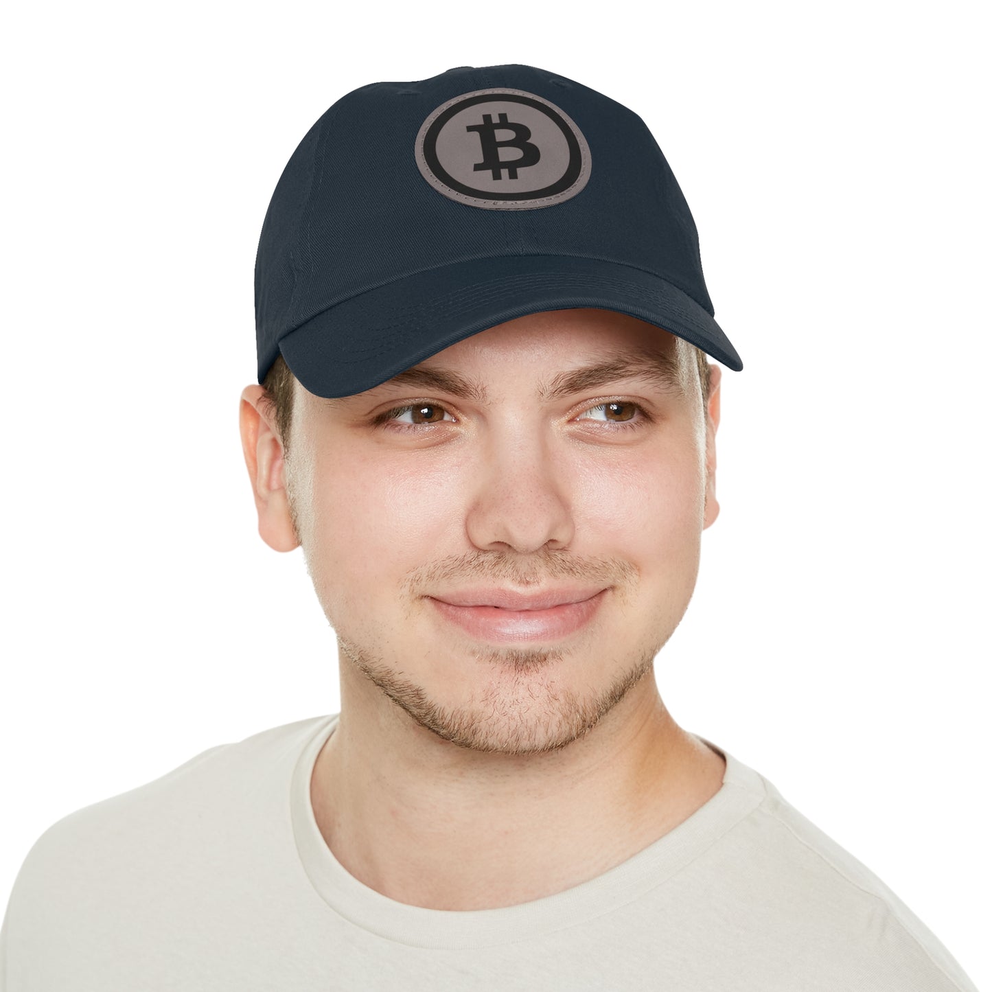 Hat with Leather Patch (Round) Bitcoin