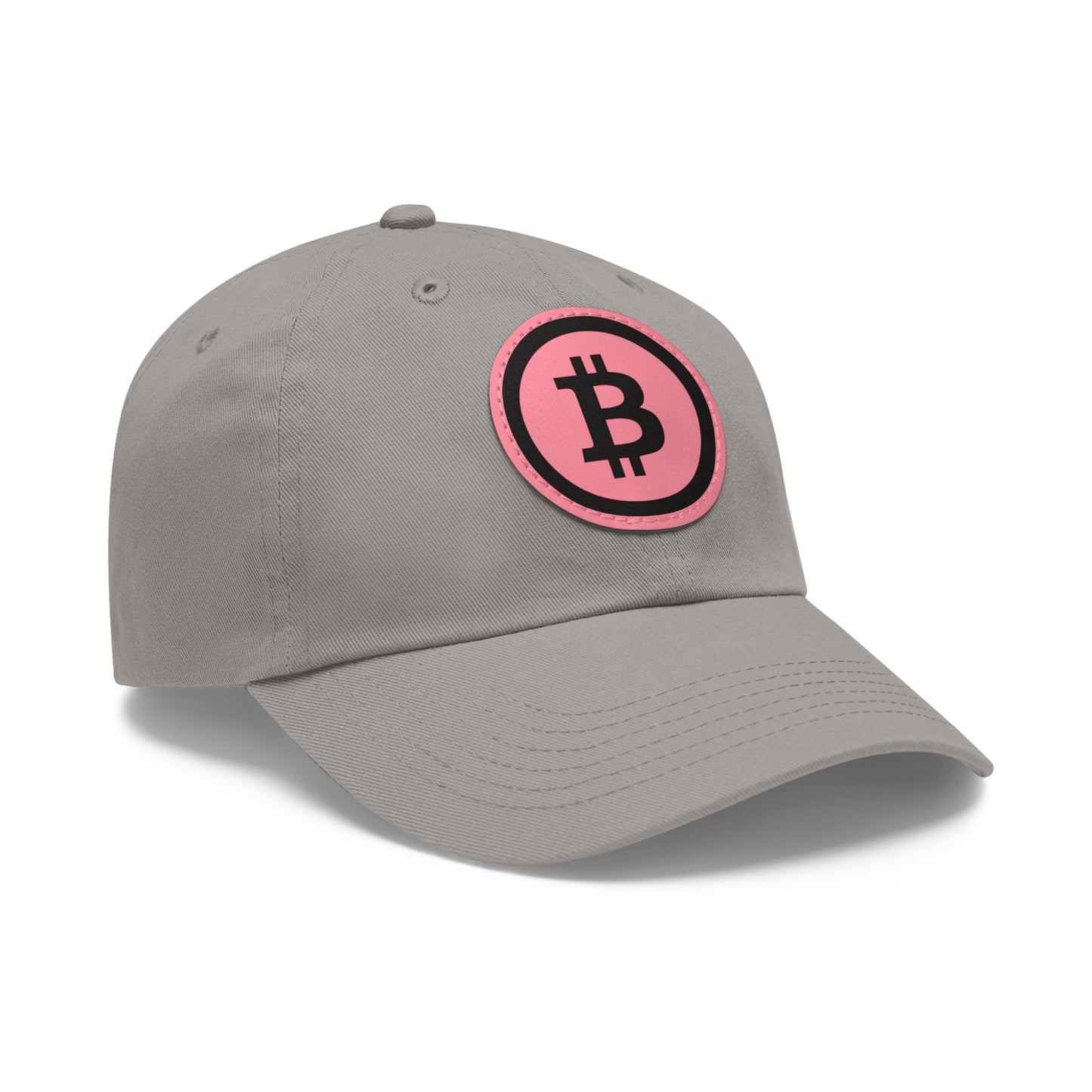 Hat with Leather Patch (Round) Bitcoin