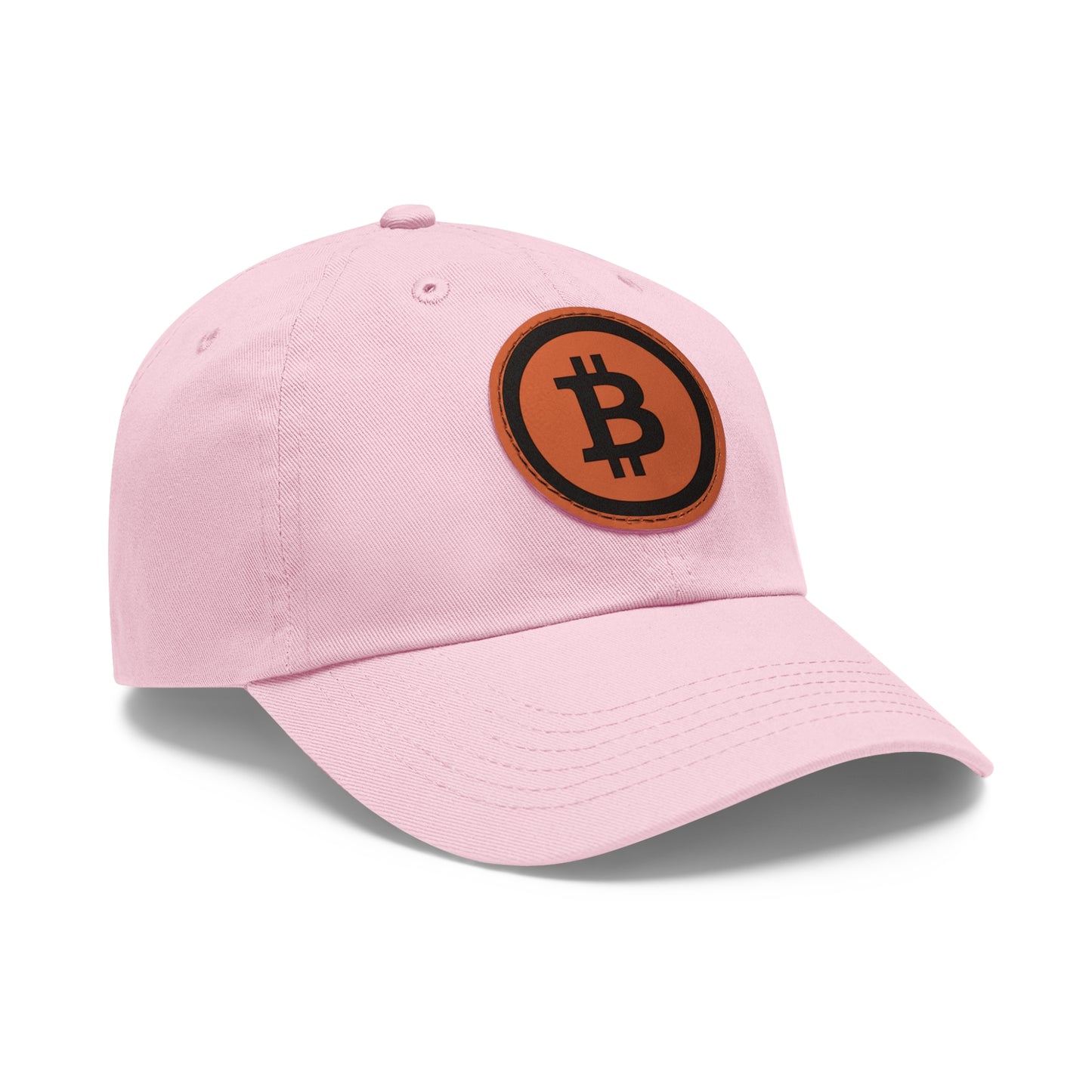 Hat with Leather Patch (Round) Bitcoin