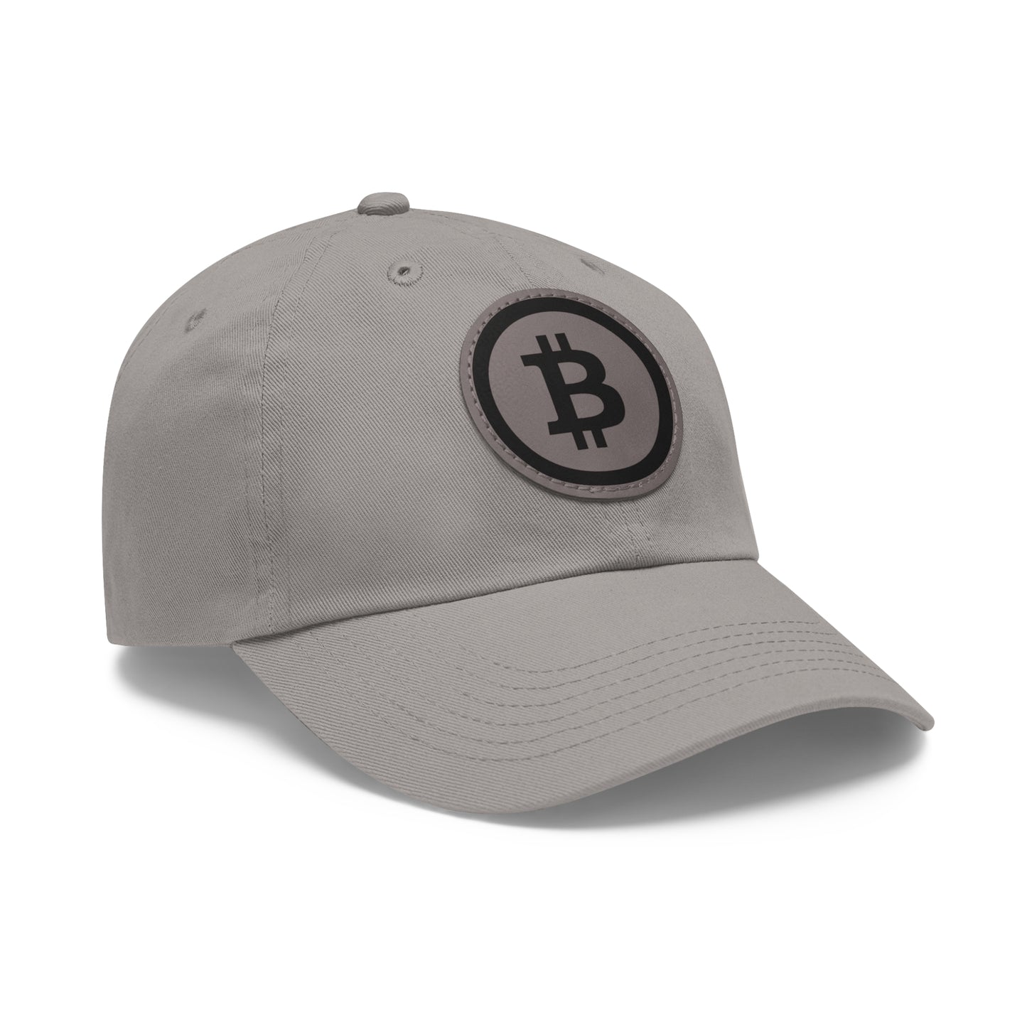 Hat with Leather Patch (Round) Bitcoin