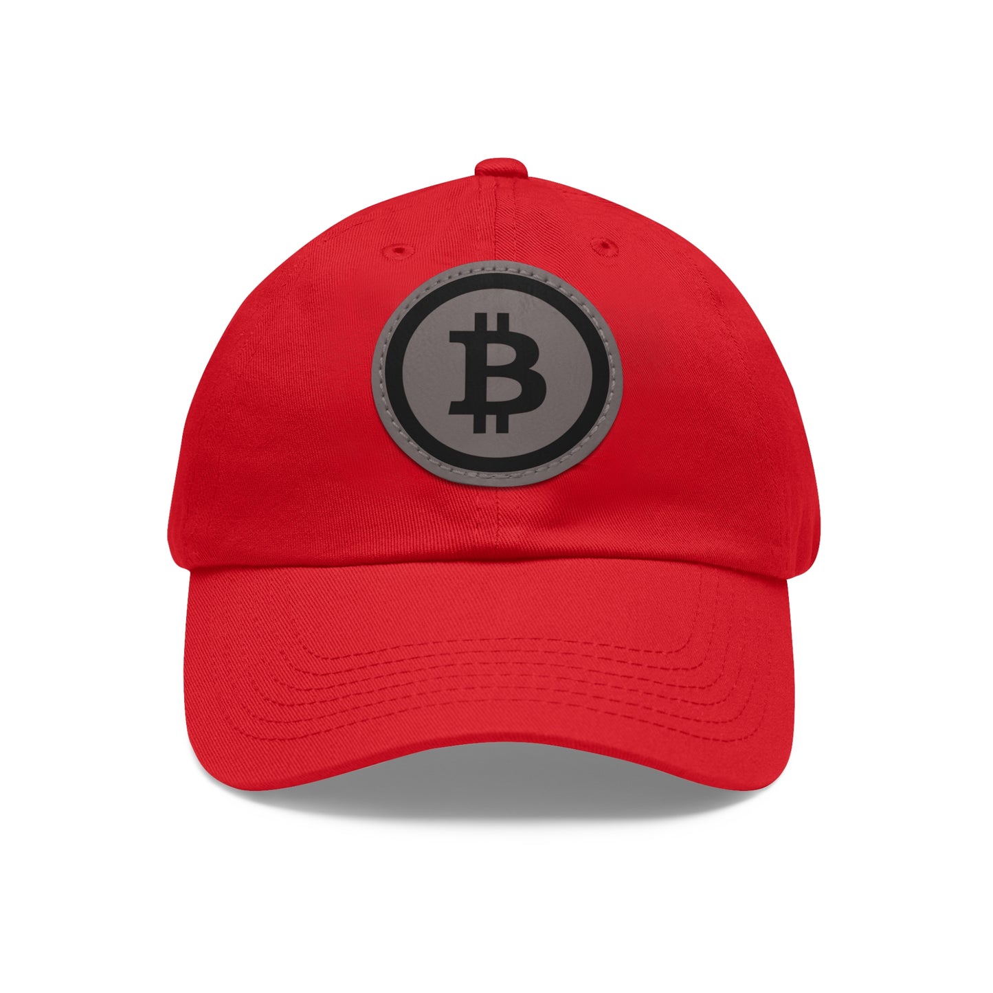 Hat with Leather Patch (Round) Bitcoin