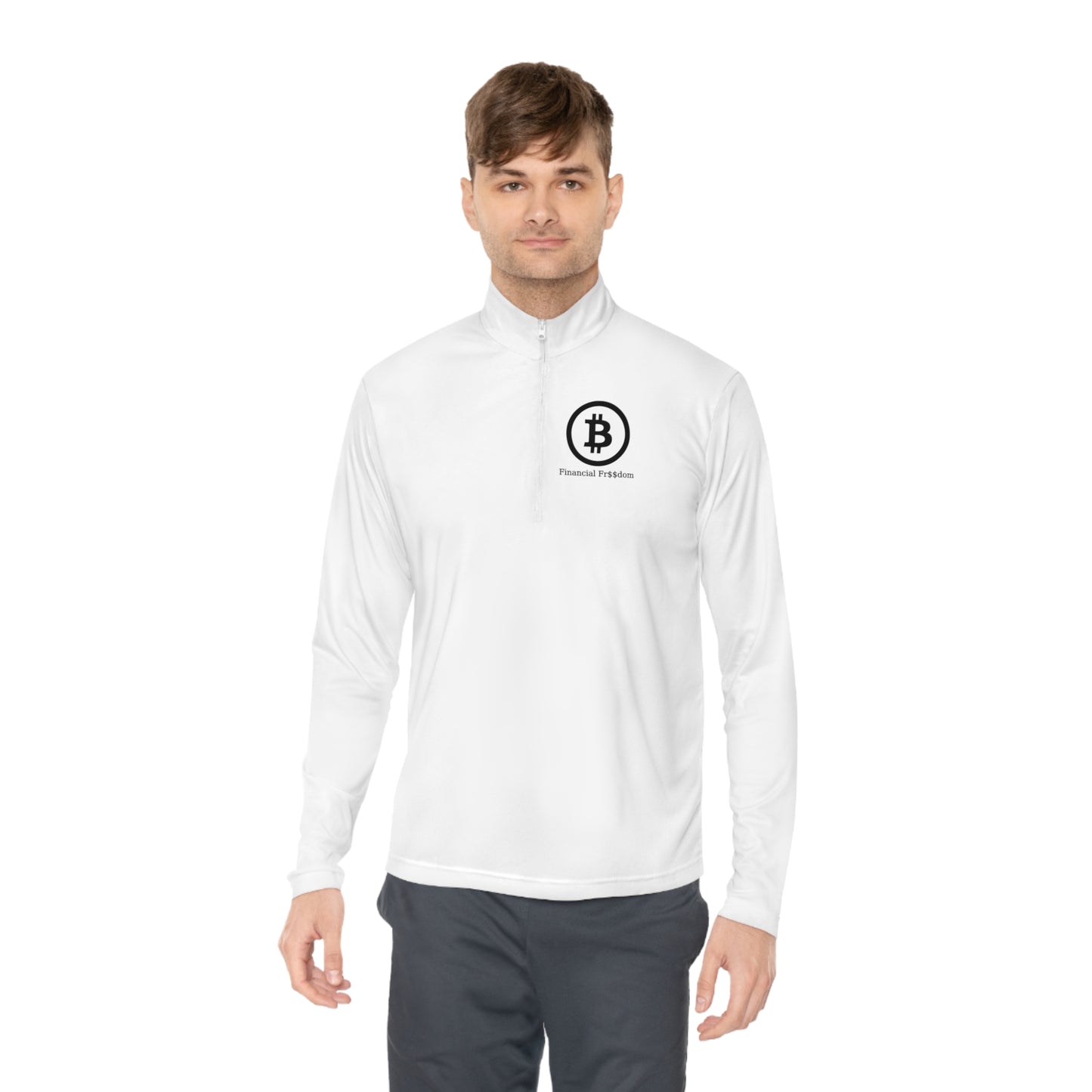 Unisex Quarter-Zip Pullover Bitcoin