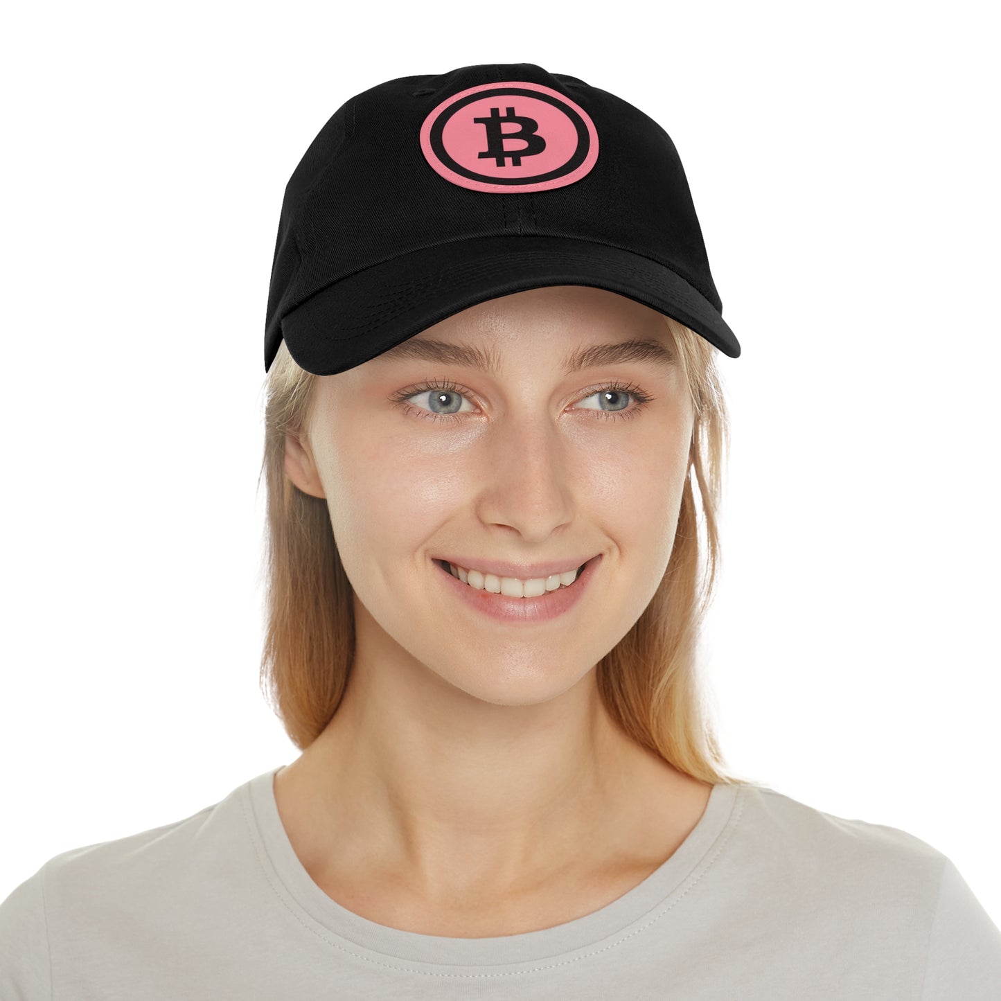 Hat with Leather Patch (Round) Bitcoin