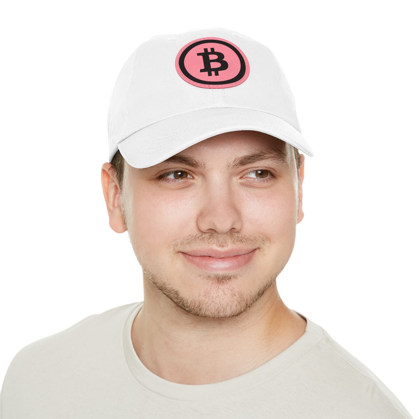 Hat with Leather Patch (Round) Bitcoin