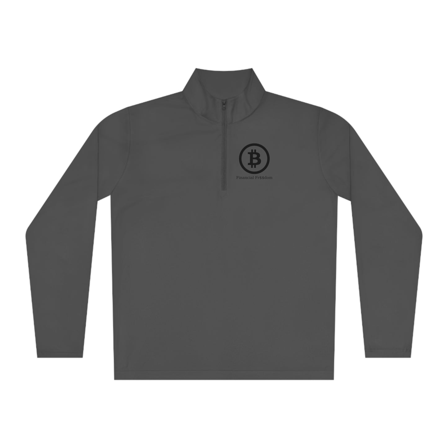 Unisex Quarter-Zip Pullover Bitcoin