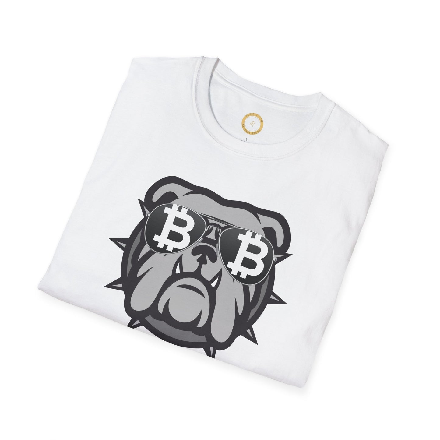 Bitcoin Bulldog Softstyle T-Shirt