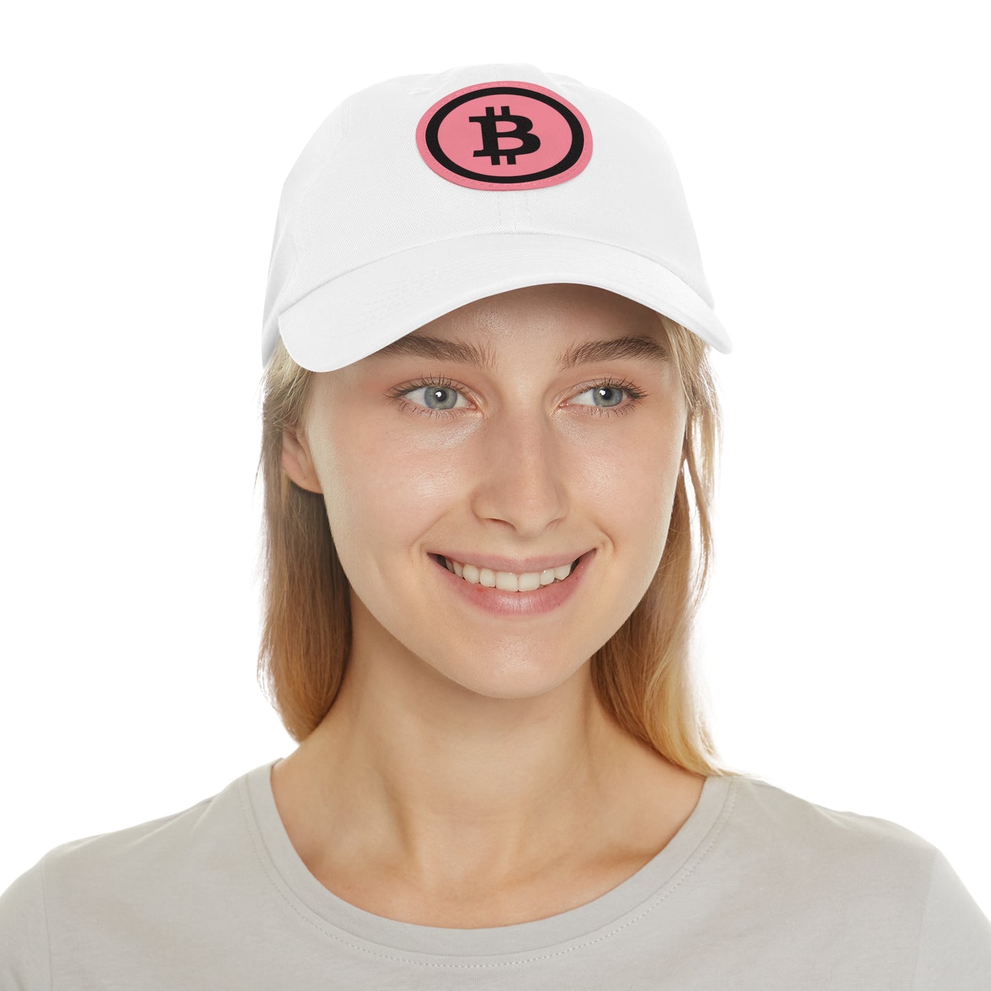 Hat with Leather Patch (Round) Bitcoin