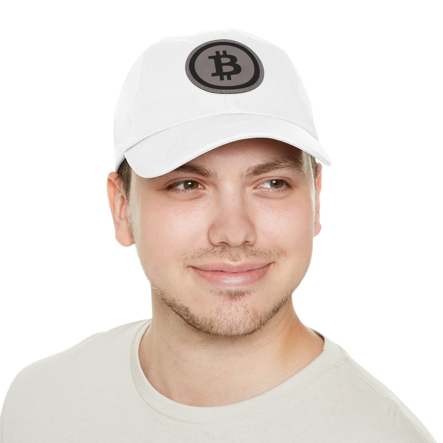 Hat with Leather Patch (Round) Bitcoin