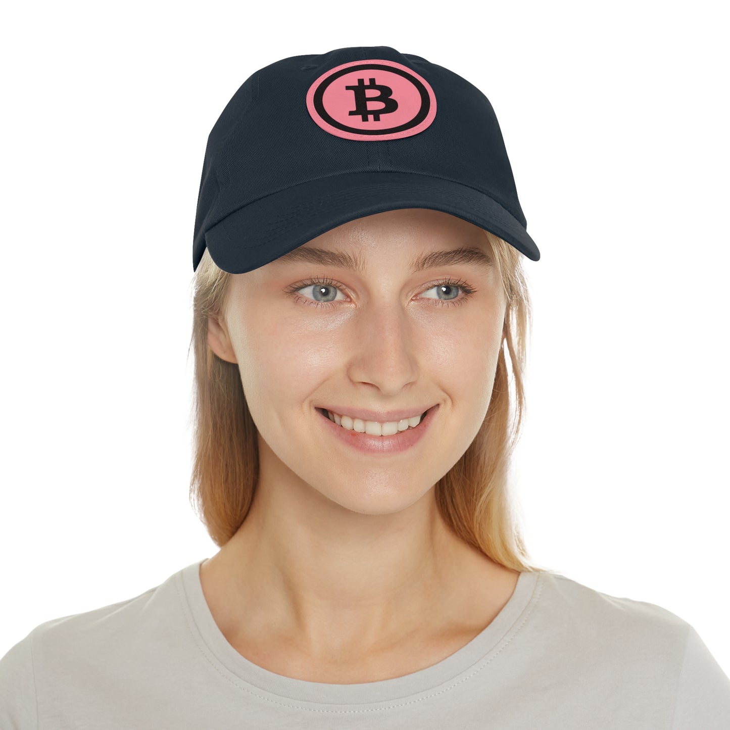 Hat with Leather Patch (Round) Bitcoin