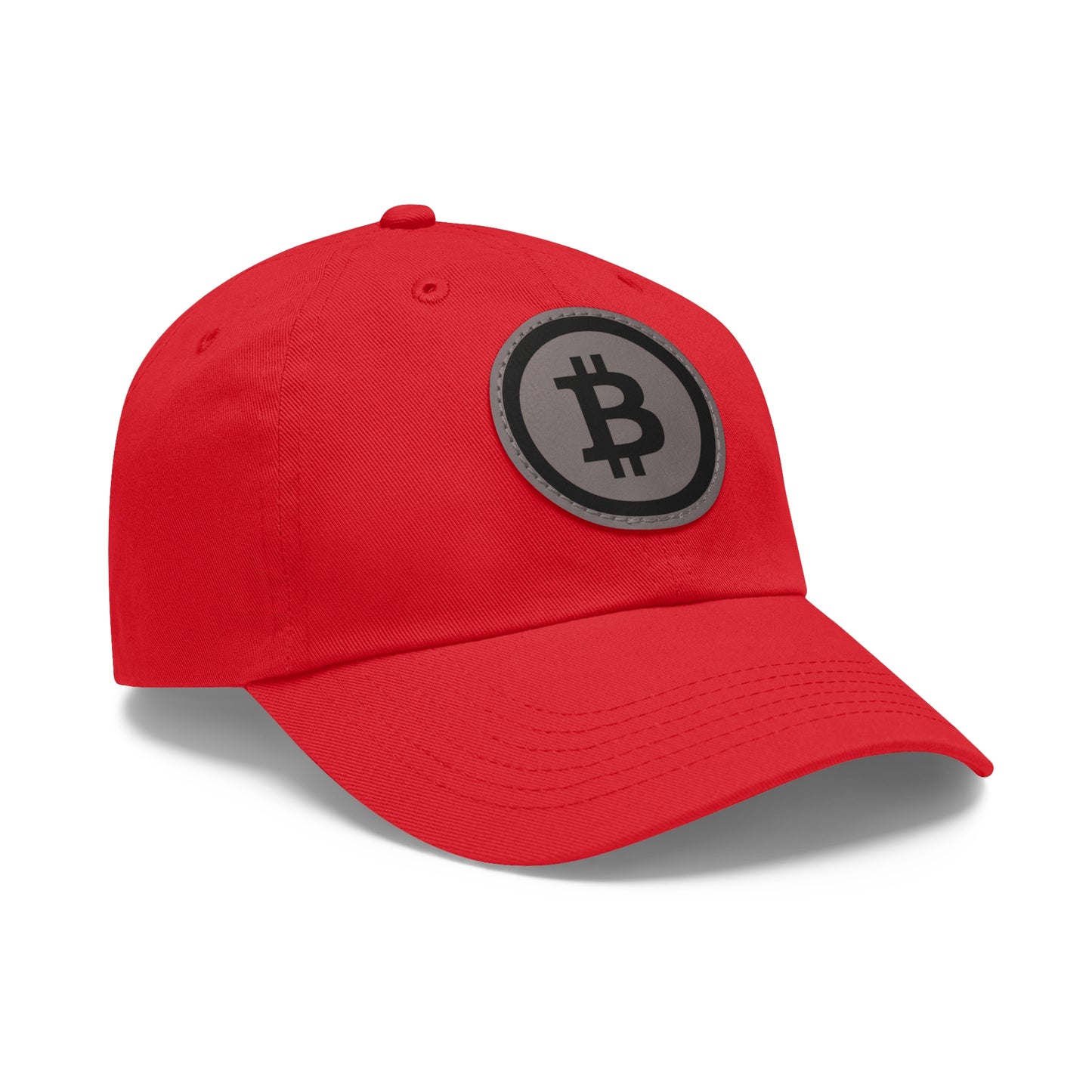 Hat with Leather Patch (Round) Bitcoin