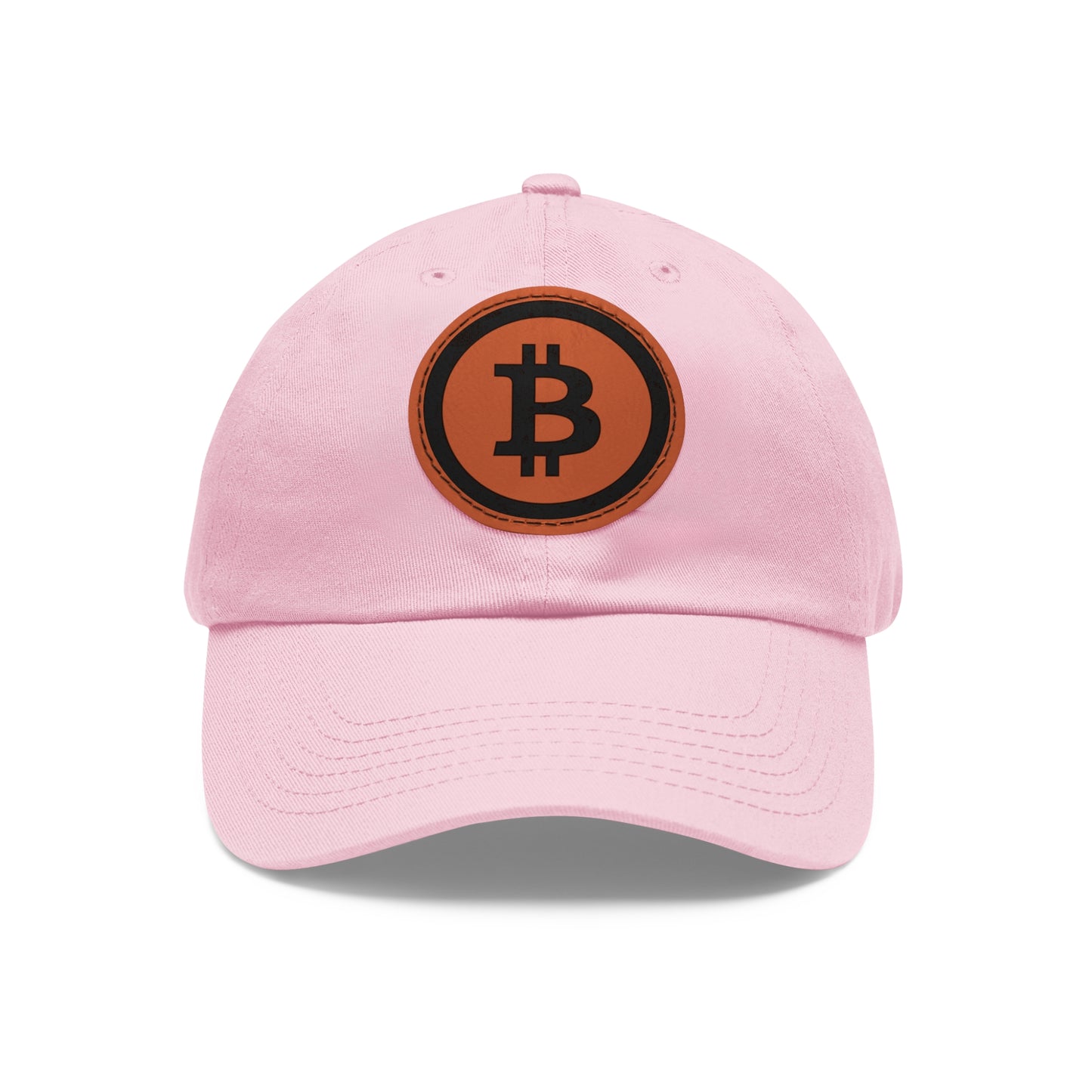 Hat with Leather Patch (Round) Bitcoin