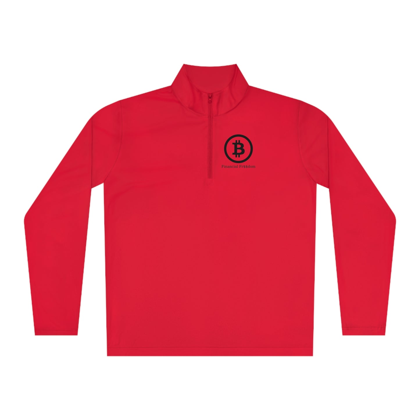 Unisex Quarter-Zip Pullover Bitcoin