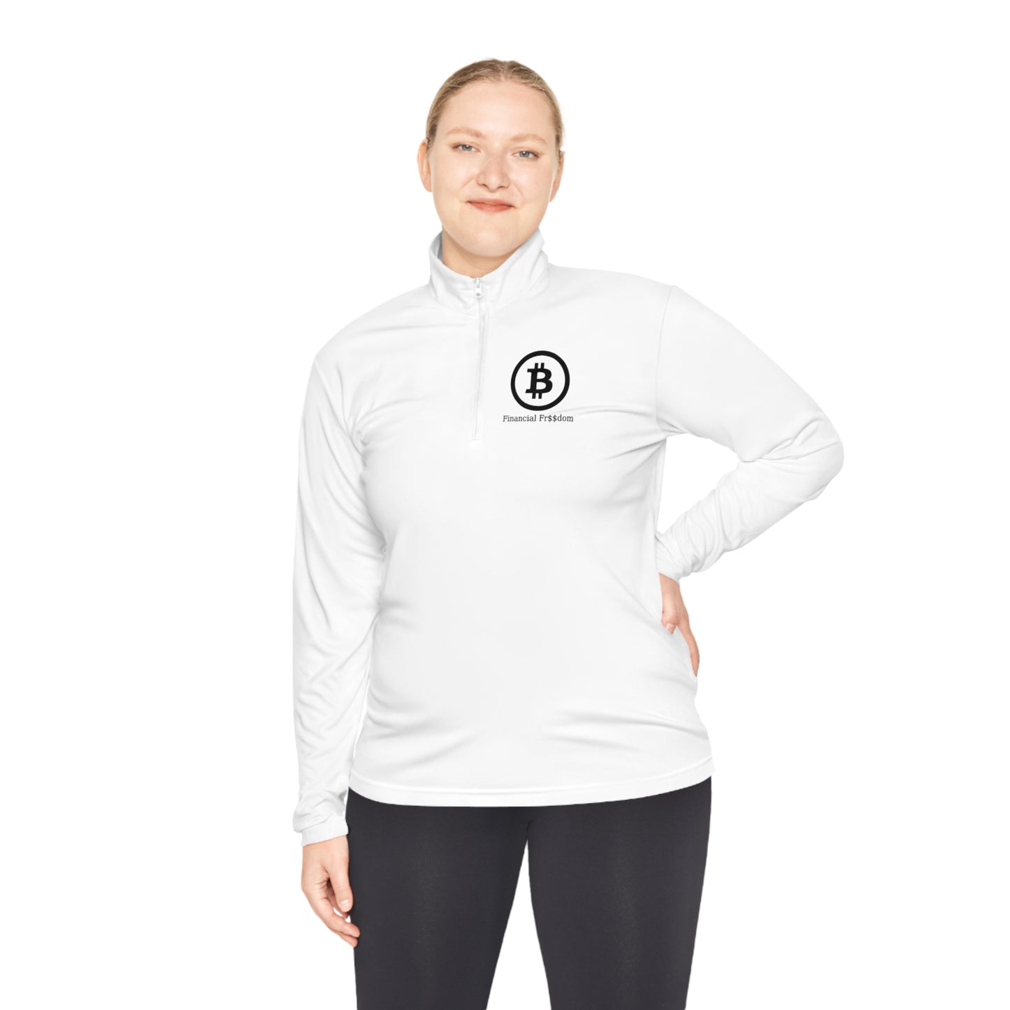 Unisex Quarter-Zip Pullover Bitcoin