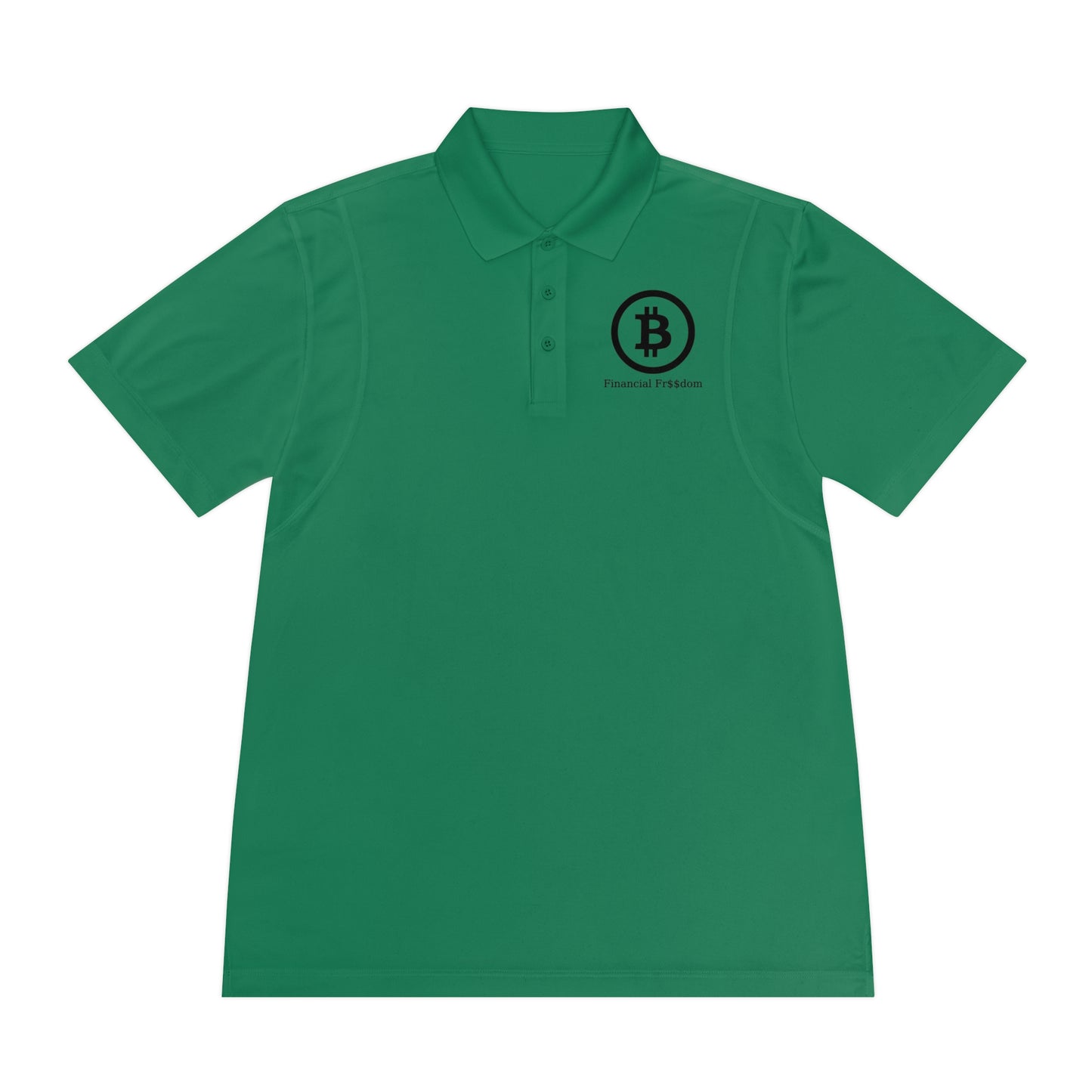 Men's Sport Polo Shirt Bitcoin