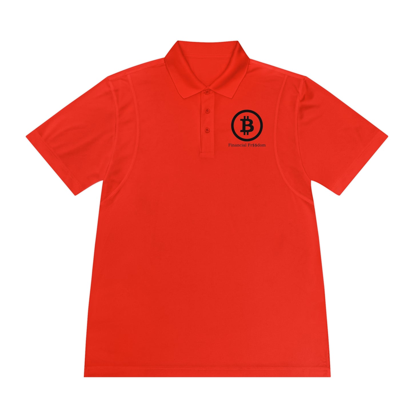 Men's Sport Polo Shirt Bitcoin