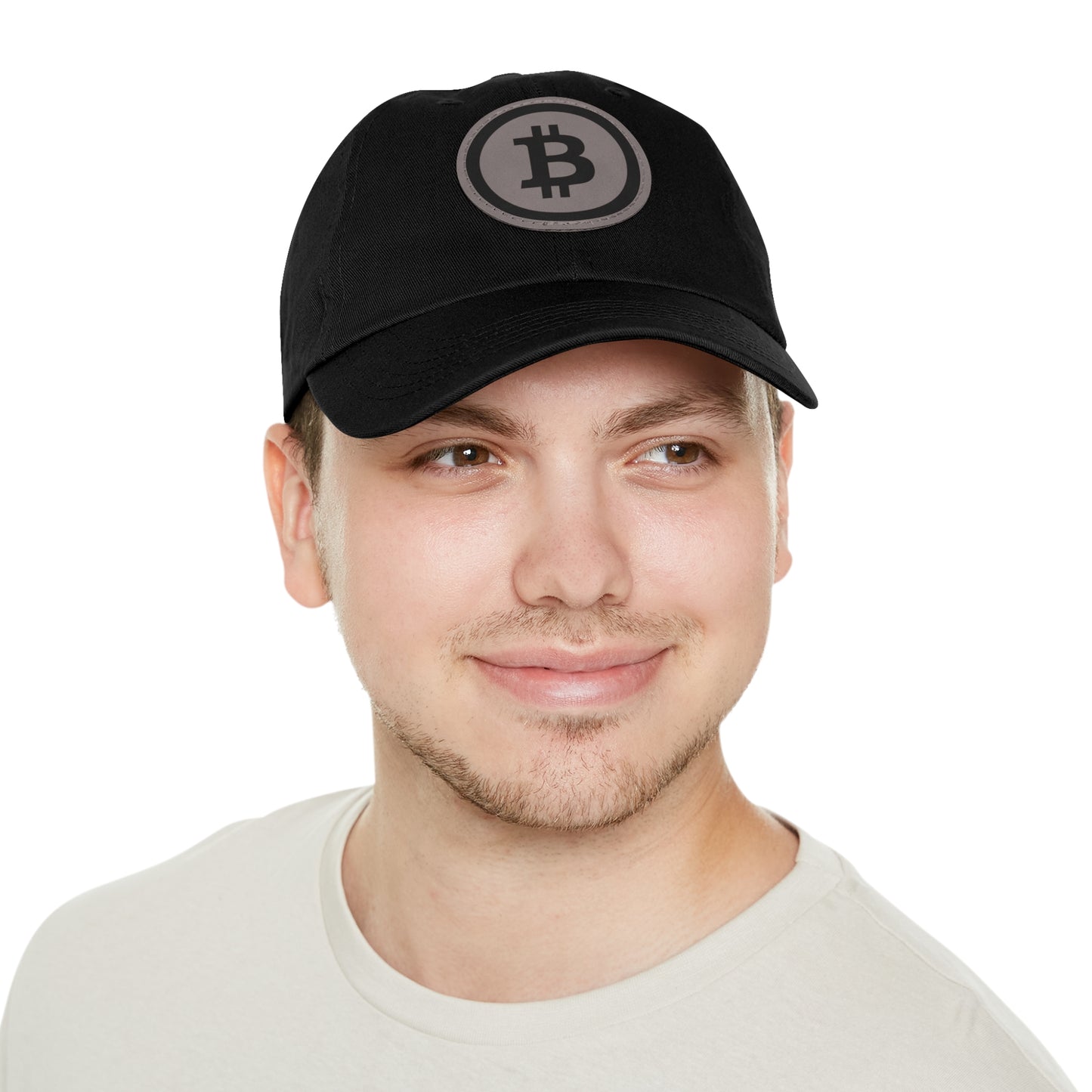 Hat with Leather Patch (Round) Bitcoin