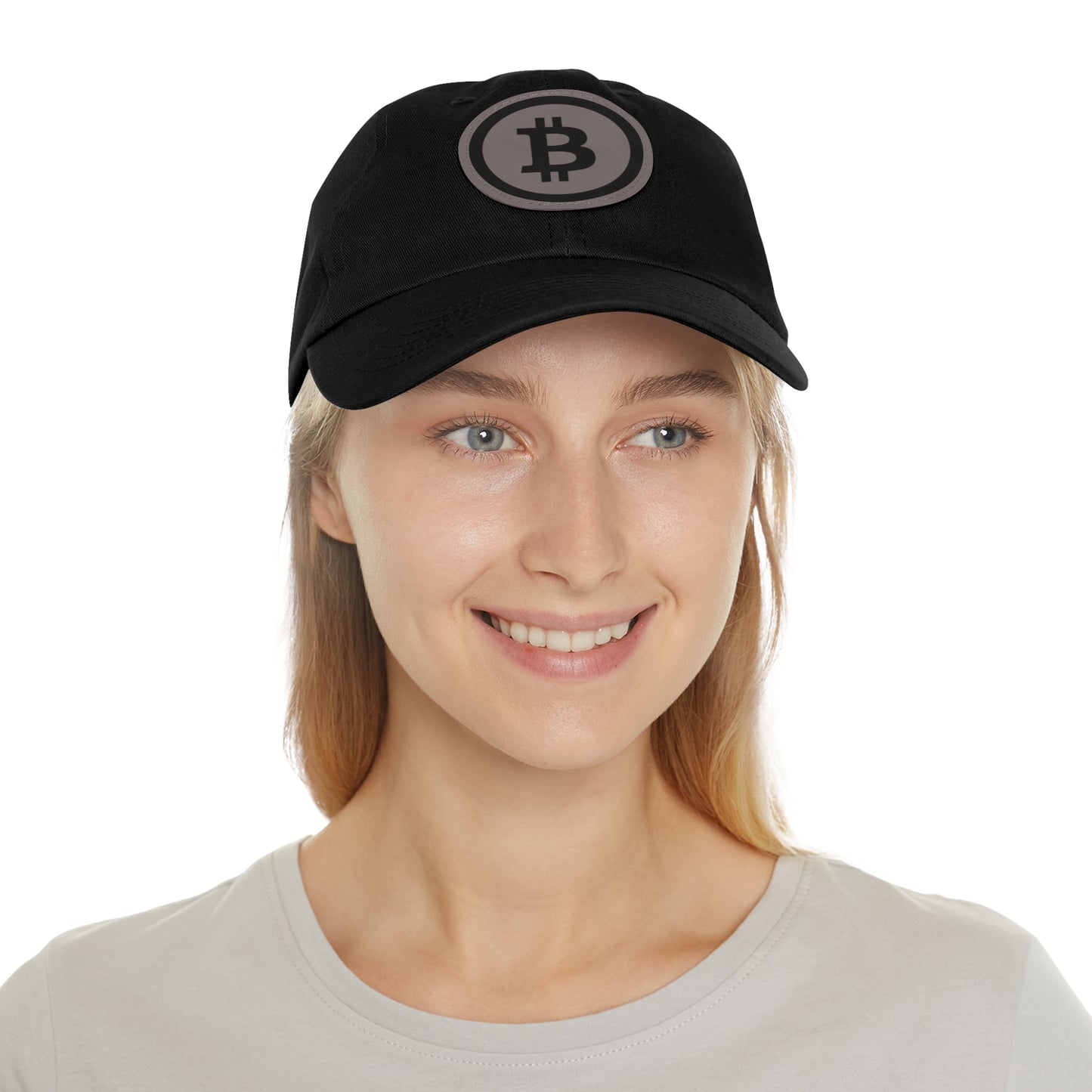 Hat with Leather Patch (Round) Bitcoin