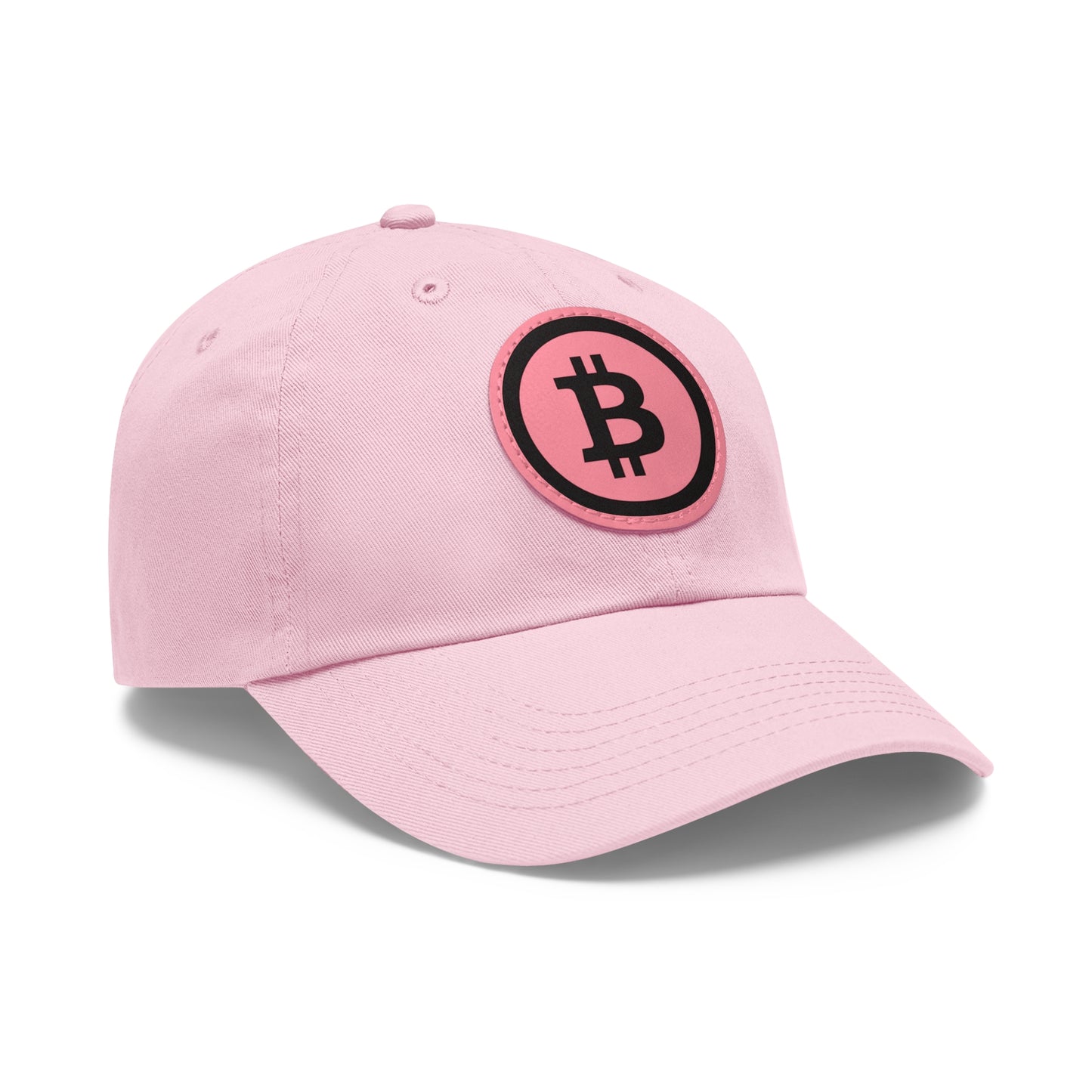 Hat with Leather Patch (Round) Bitcoin