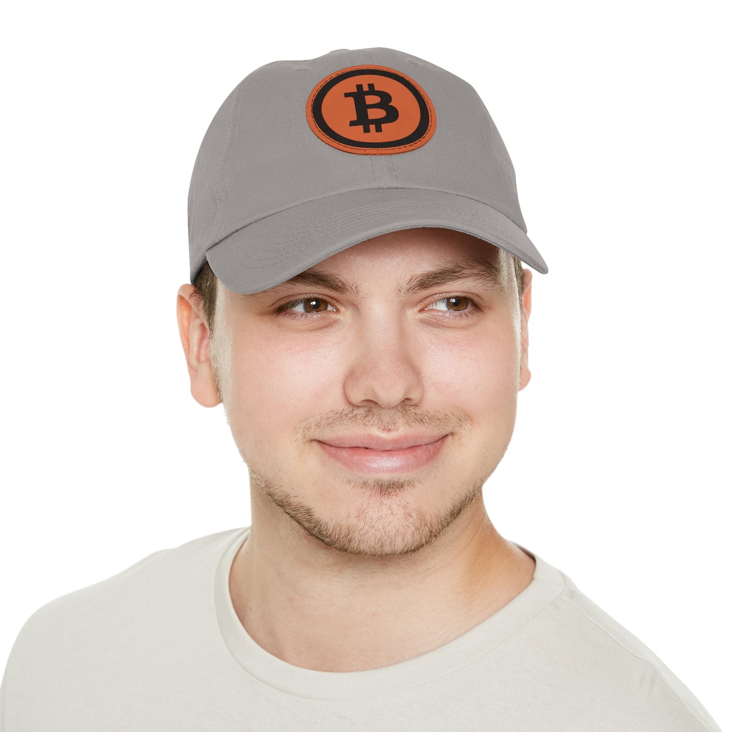 Hat with Leather Patch (Round) Bitcoin