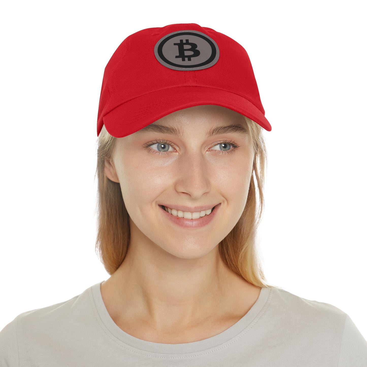 Hat with Leather Patch (Round) Bitcoin