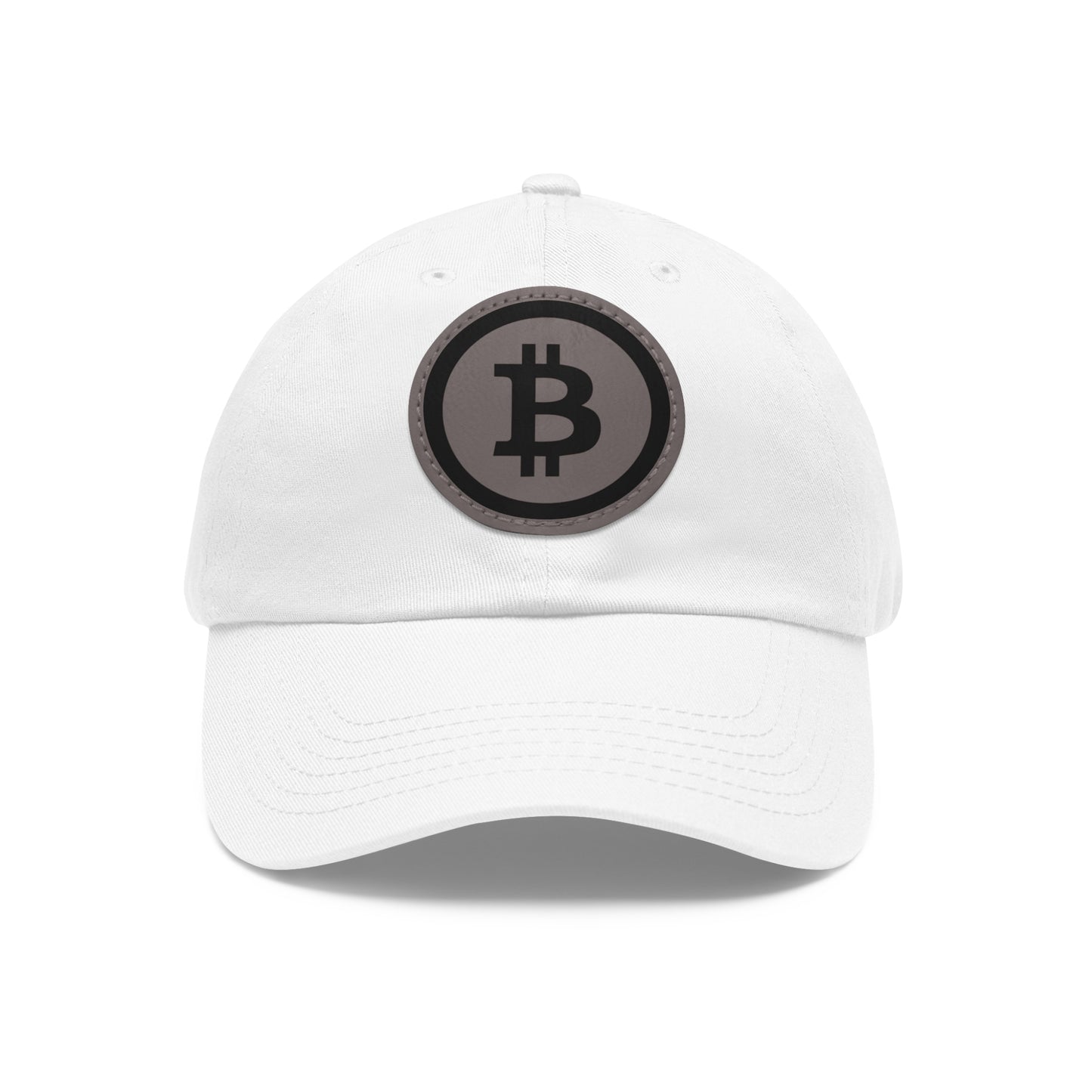 Hat with Leather Patch (Round) Bitcoin