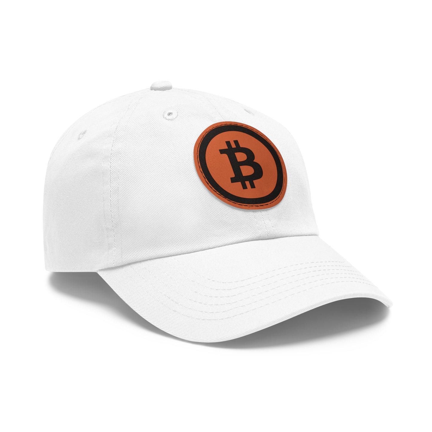 Hat with Leather Patch (Round) Bitcoin